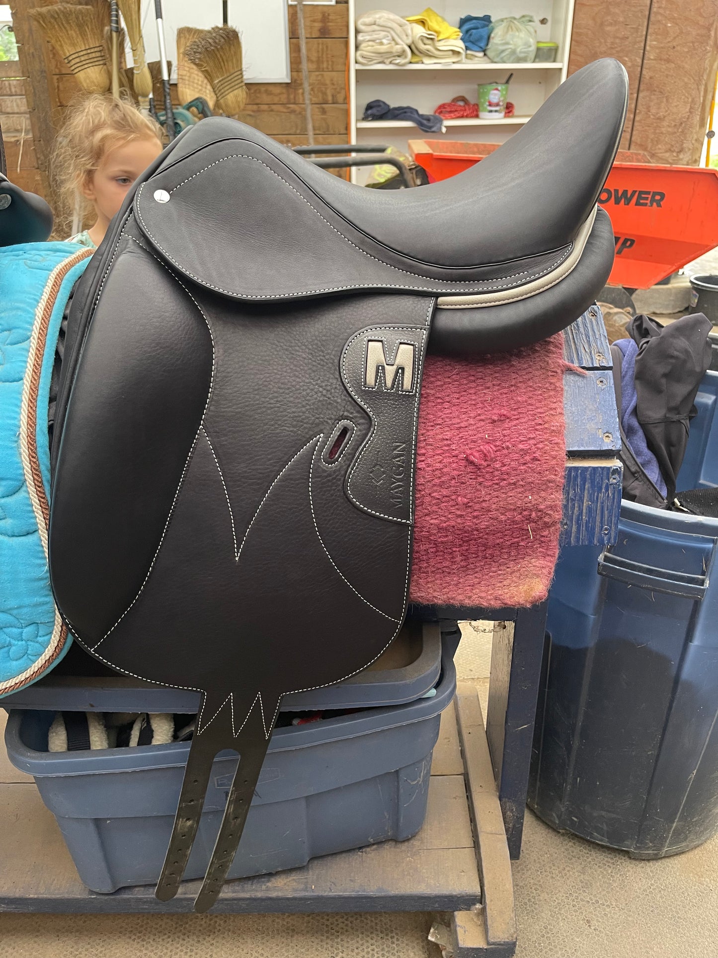 MAYGAN single flap dressage saddle