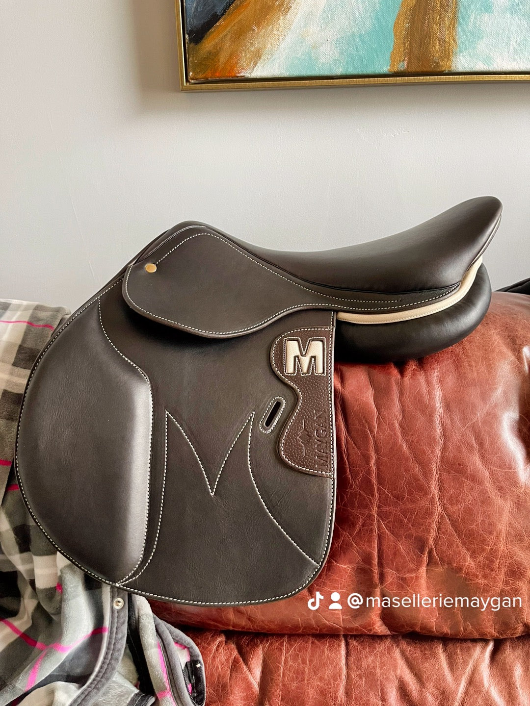 Selle obstacle doublée Maygan