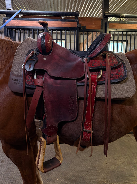 Selle roping MAYGAN 15" use