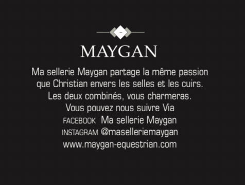 Coffret pour le cuir Christian Lowe, en collaboration avec Ma Sellerie Maygan.